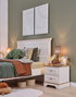 Hanah Home Cama Individual Monte Crema y Roble